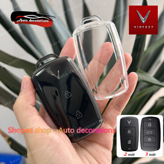 Ốp Chìa Khóa Trong Suốt Cho Vinfast VF5/VF3/VF E34/VF8/VF9 Móc Chìa Khóa