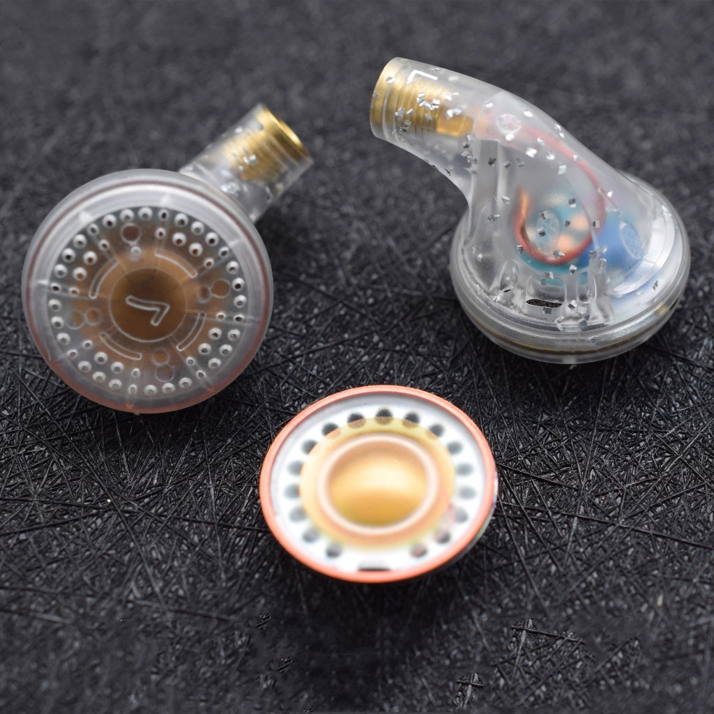 FENGRU CZ32 Hợp kim titan gốm PU Phim tổng hợp Tai nghe nhét tai đầu phẳng Diy MX500 Tai nghe nhét t