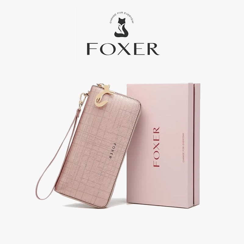 Ví nữ FOXER chất lượng cao da thật thời trang và bền