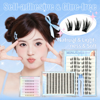 Minijumie Lông Mi giả tự dính không cần dùng keo , dễ gắn , tái sử dụng nhiều lần 10-13 mm