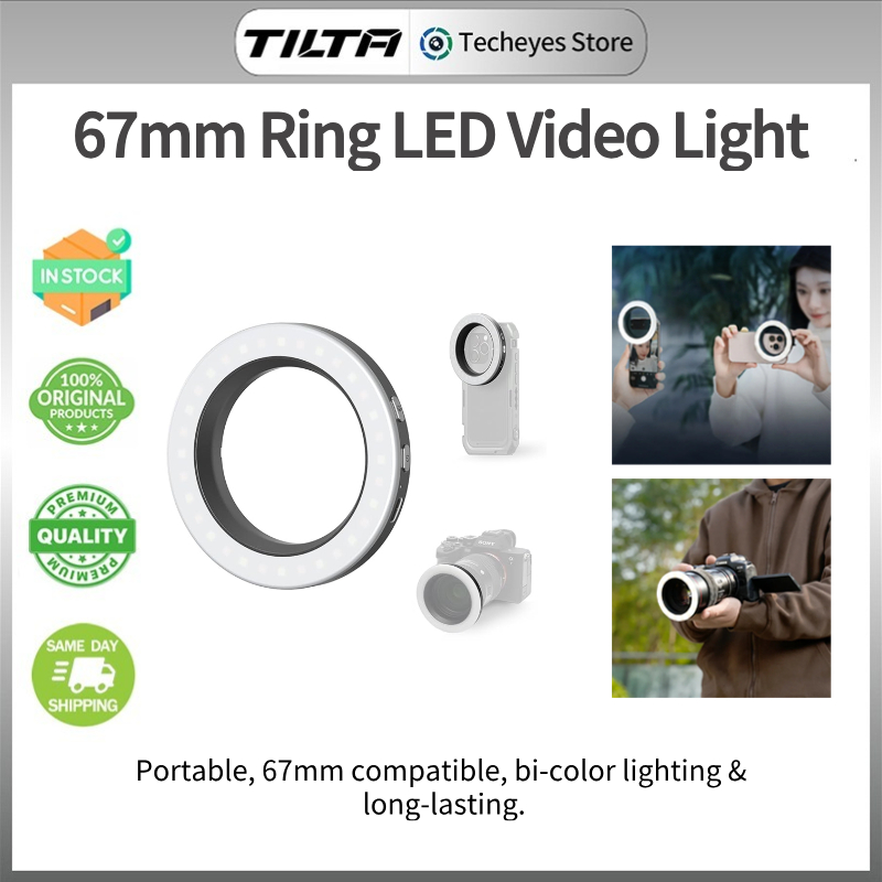 Đèn Video LED vòng SmallRig Vibe P30 67mm để chụp ảnh điện thoại, phát trực tiếp, vlog