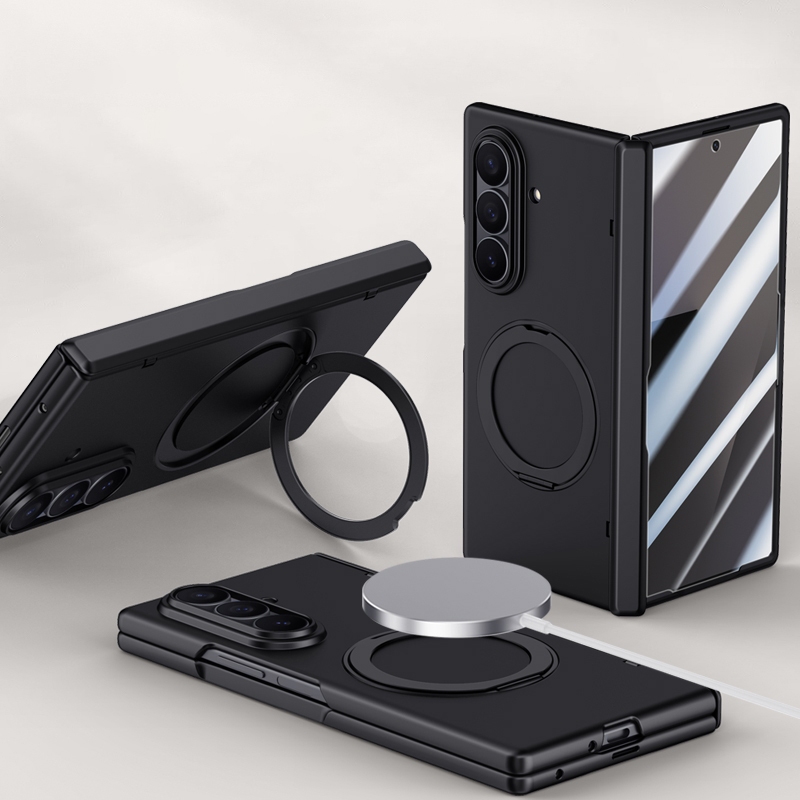 Ốp Lưng Cho Samsung Galaxy Z FOLD 7 FOLD7 Ốp Điện Thoại Da Cảm Thấy Siêu Mỏng Chống Rơi Ốp Lưng Có V