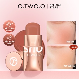 Phấn má hồng dạng thỏi O.TWO.O cấp ẩm với 6 màu lựa chọn
