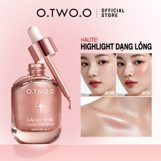 O.two.o Chất Lỏng 4 Màu Highlighter Hỗn Hợp Mượt Hydrating Ba Chiều Siêu Mịn Hạt Ngọc Trai Bóng Trang Điểm Lâu Dài 15ml