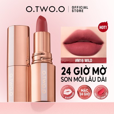 Son môi 24h O.TWO.O 8 màu tùy chọn 39g tiện dụng chất lượng cao