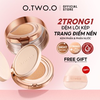 Kem nền đệm mặt O.TWO.O Kem che khuyết điểm trọng lượng nhẹ Lâu dài 24H 16g