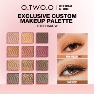 O.TWO.O Phấn mắt lâu trôi Matte Shimmer DIY Dream Eyeshadow Palette Lưới chống nhòe Wt. 2.6g