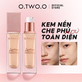 O.two.o Liquid Foundation Bảo hiểm cả ngày Kiểm soát dầu Nhẹ Không nổi Bột trang điểm mờ không tì vết độ phân giải cao 157g