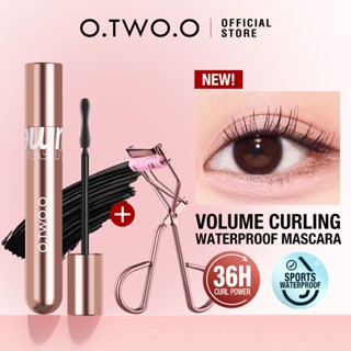 Set mascara O.TWO.O chống nước lâu phai trang điểm cho hàng mi dày và cong vút