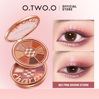 Bảng phấn mắt trang điểm O.TWO.O 9 màu 91g tiện dụng chất lượng cao