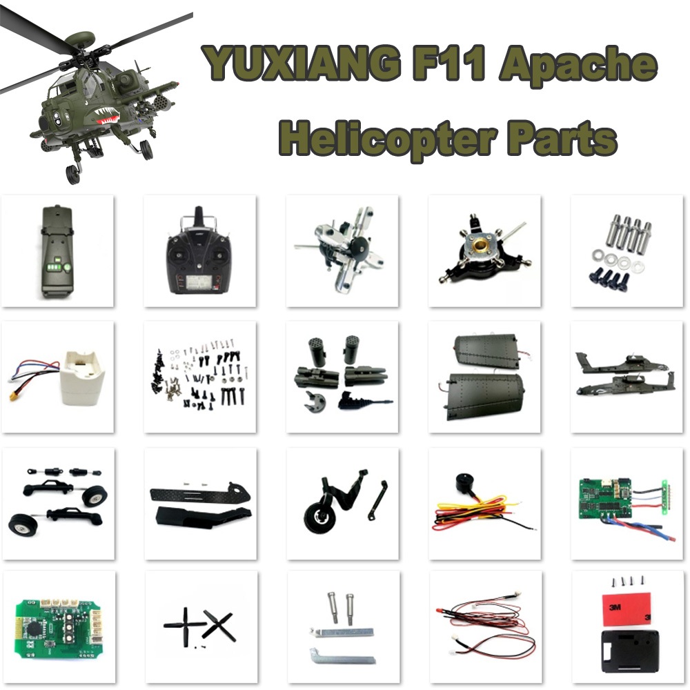 YUXIANG F11 F11S Apache Cánh quạt máy bay trực thăng Cánh quạt hạ cánh Động cơ Fuselage