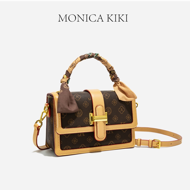 MONICA KIKI Túi xách màu tương phản Túi xách nữ đi lại