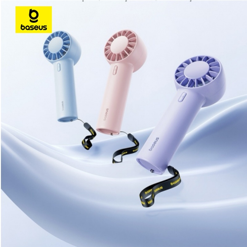 Quạt cầm tay mini siêu nhẹ Baseus GoTrip DT1 4 M/S Tốc độ gió mạnh & Tối đa 10000 vòng/phút 39dB Hoạt động êm ái
