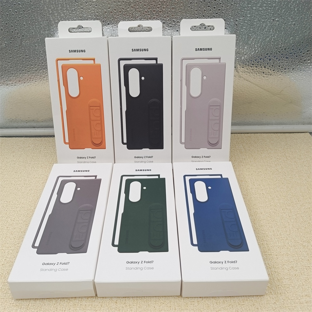 Ốp lưng Samsung Galaxy Z Fold 7 Silky chính hãng Vỏ đứng cảm giác siêu mỏng PC Chân đế gấp Z Fold7 V