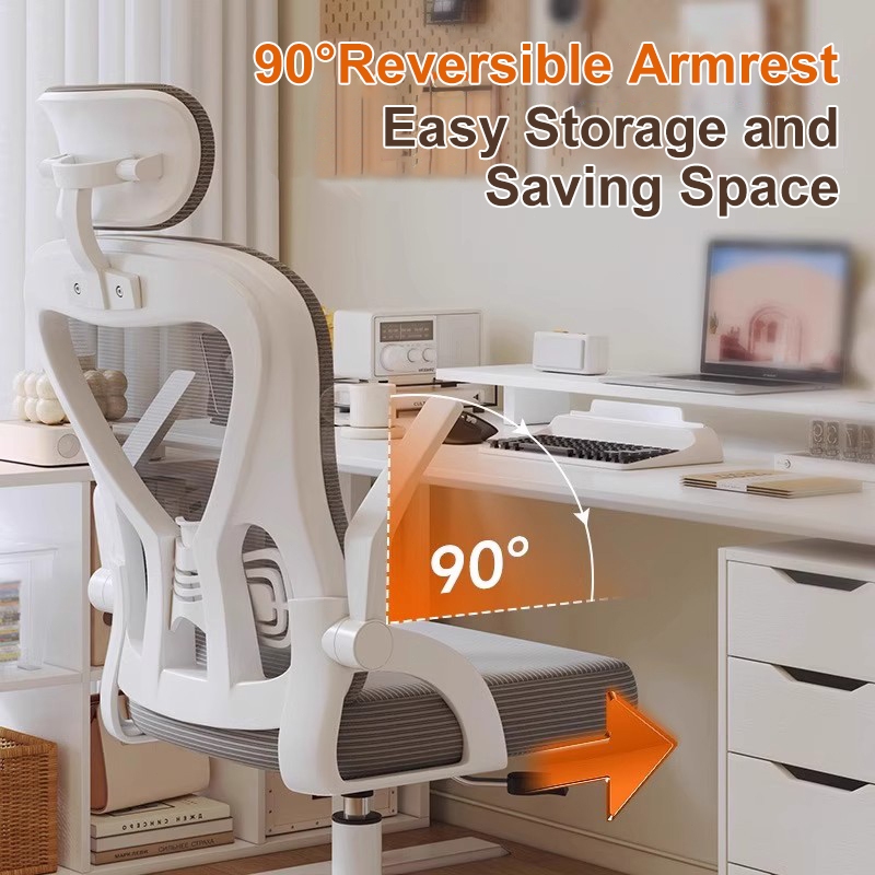 BRTHORY Ghế văn phòng Ghế máy tính có tay tựa Ghế tiện dụng Ghế chơi game lưng cao Nâng xoay có thể điều chỉnh tại nhà Văn phòng Tiết kiệm không gian Ghế học | BigBuy360 - bigbuy360.vn