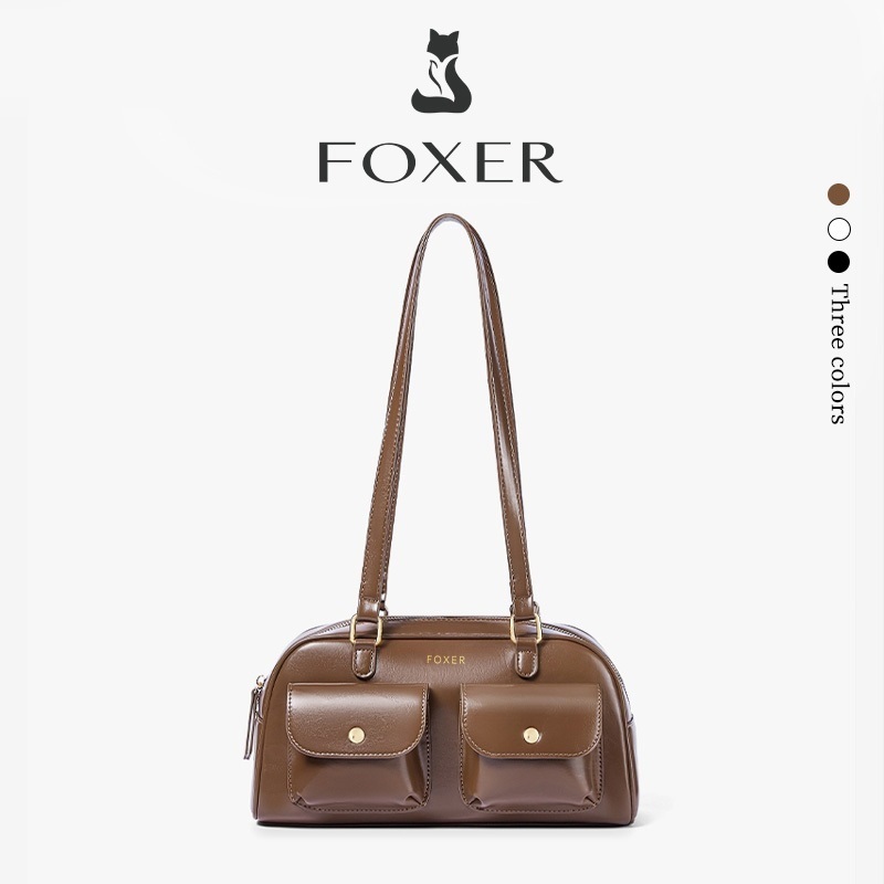 Túi đeo vai nữ FOXER Túi xách nữ dung tích lớn Túi xách phong cách Hàn Quốc