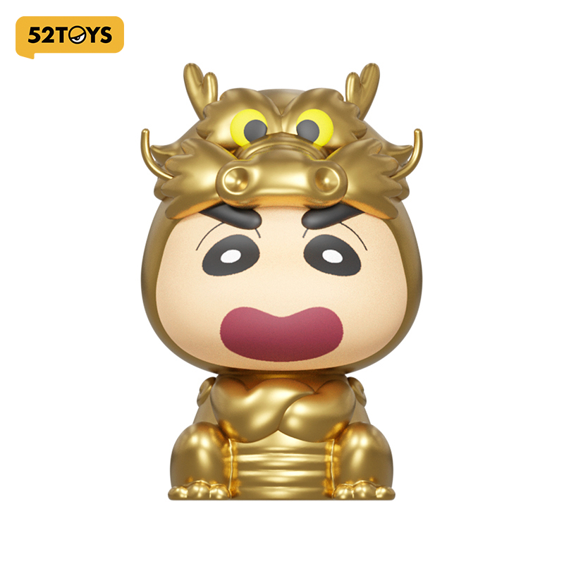 52TOYS Crayon Shinchan Year of The Dragon series- Mini Figure (Golden)  Figure Toy