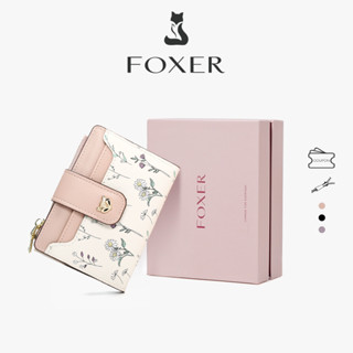 Ví Nữ FOXER In Hình Dễ Thương Ví Mini Đựng Thẻ Tín Dụng Ví Đựng Tiền Xu