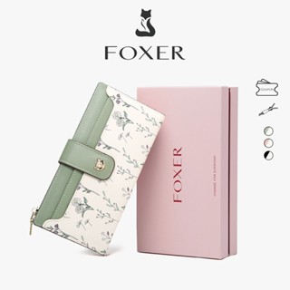 Ví Nữ FOXER Ví Dài Phong Cách Dễ Thương In Thẻ Ví Đựng Tiền Xu