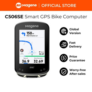 Magene C506SE Xe đạp GPS thông minh Đồng hồ tốc độ máy tính 2.4 inch WiFi / Điều hướng truyền dữ liệu Bluetooth