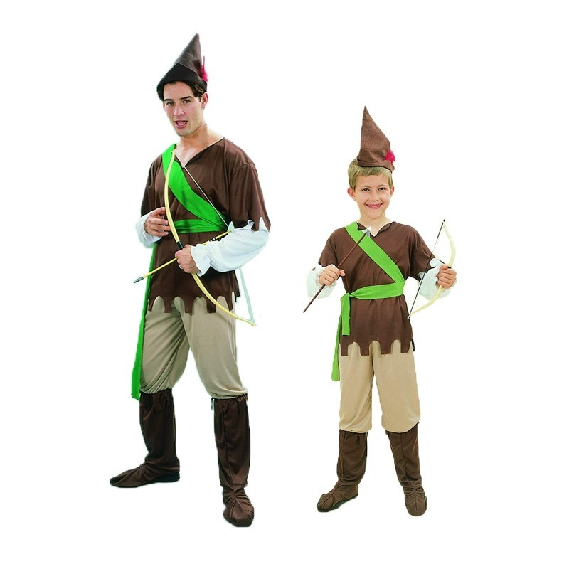 Trang Phục Hóa Trang Rừng Sherwood cho Halloween - Themed Robin Hood & Peter Pan - 4 Bộ Cho Người lớ
