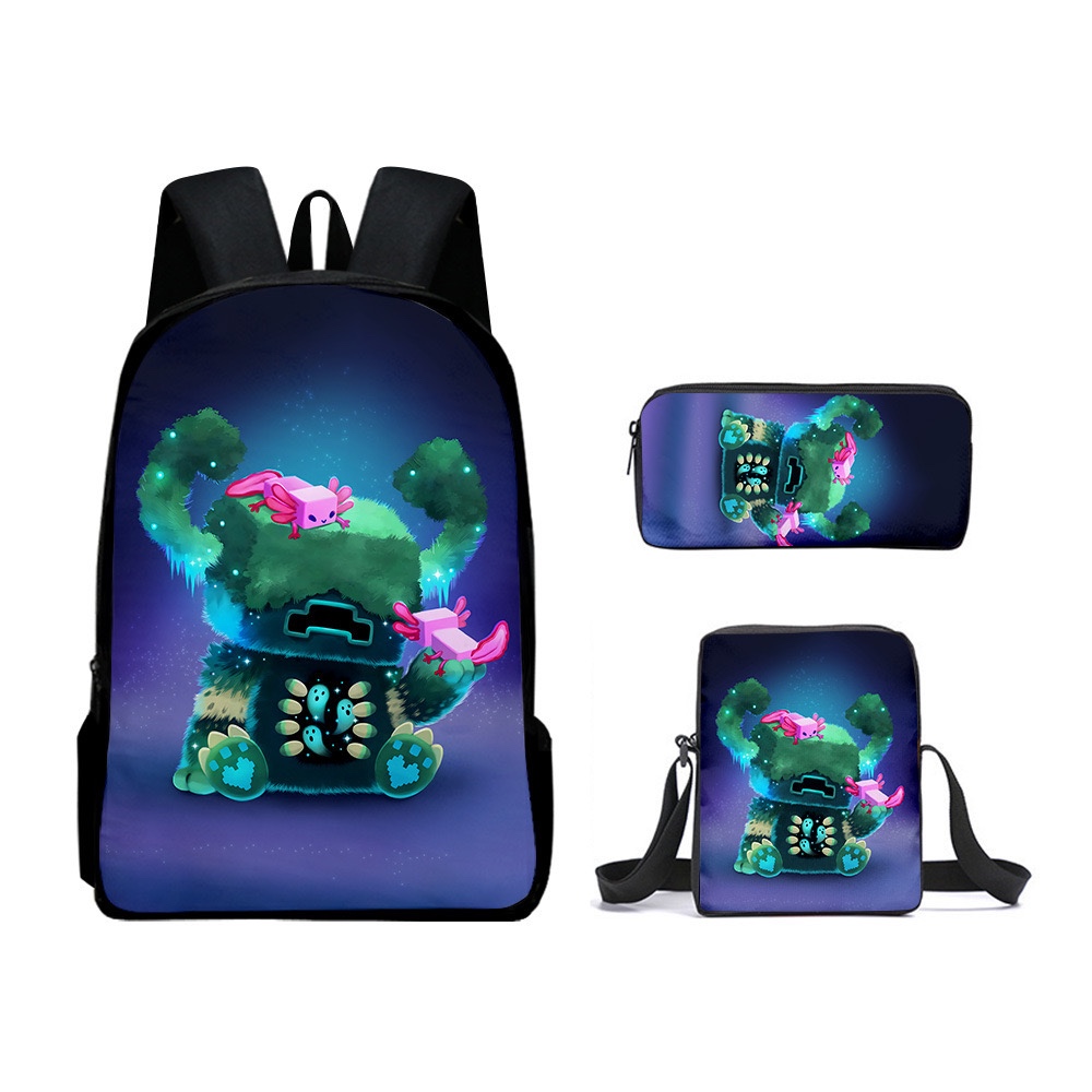 Roblox Minecraft Schoolbag Mùa mới WRROEN Warden Warden Warden In 3D Mẫu giáo, Học sinh trung học cơ