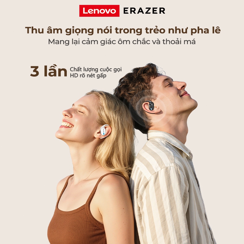 Lenovo ERAZER XP18 AI Tai Nghe Phiên Dịch với Power Bank 3000mAh Bluetooth 6.0 Thiết kế OWS không dây IPX5 Màn hình LED chống nước | BigBuy360 - bigbuy360.vn