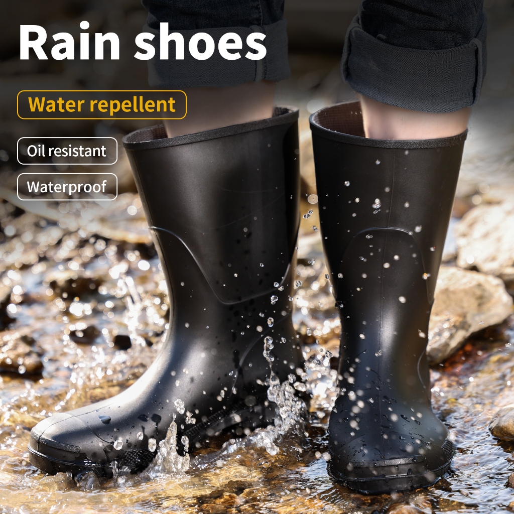 Giày bảo hộ mũi thép GUYISA, bốt công sở PVC