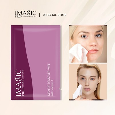 Khăn tẩy trang IMAGIC 8ml bằng cotton chứa khoáng chất sử dụng một lần 10g