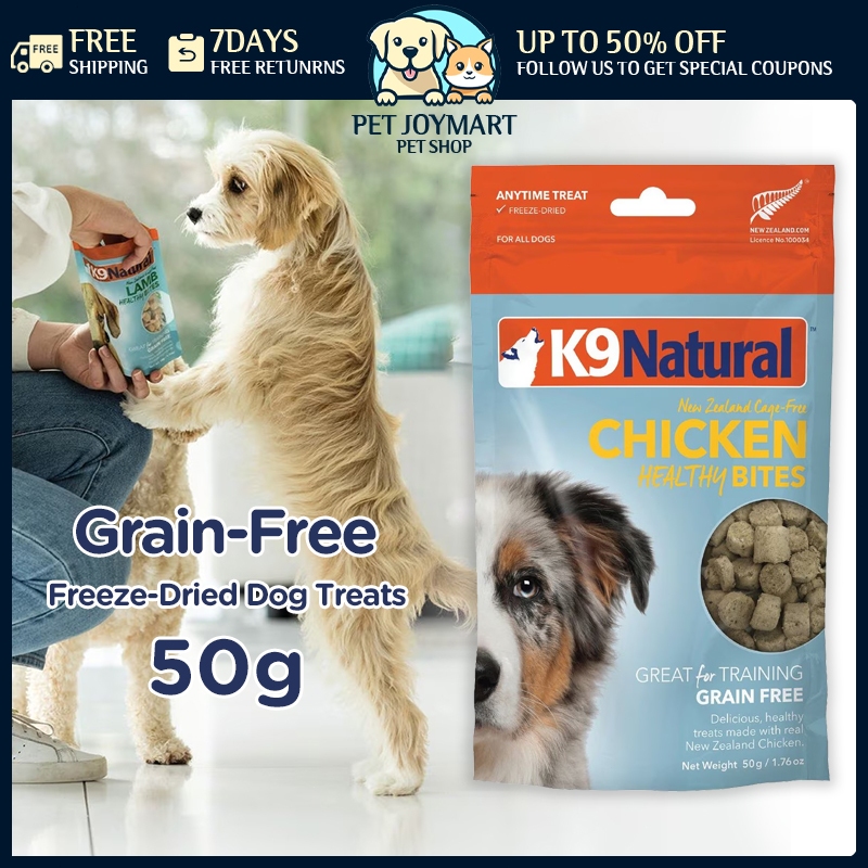 K9 Natural Healthy Bites Thịt bò & Gà đông khô cho chó 50g / túi