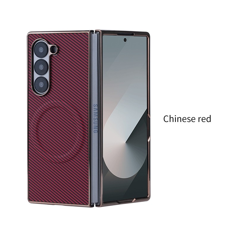 Ốp điện từ tính mạ điện cho Samsung Galaxy Z Fold7 Z Fold6/5/4/3 Case Business Rugged Classic Z Fold