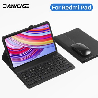 Dành Cho Redmi Pad Pro 12.1 Redmi Pad 2 2025 SE 11 inch Vỏ Bàn Phím Từ Tính Vỏ Da Có Bàn Phím Chuột