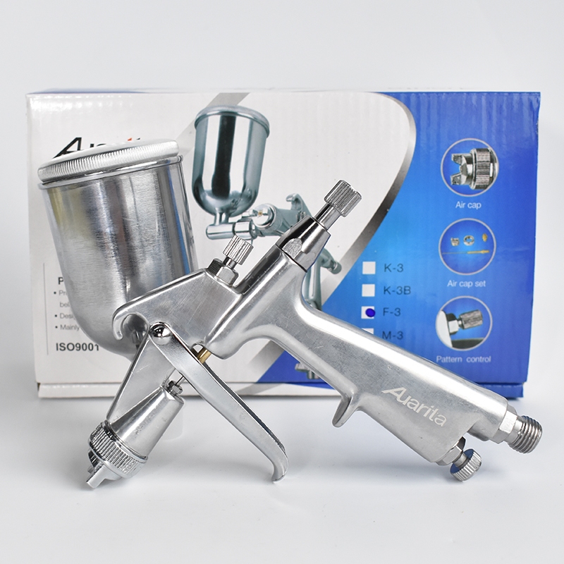 Súng phun súng lục Auarita F-3 125ml Súng phun chất lượng cao 1.0mm Auarita F3 Airbrush Semprot