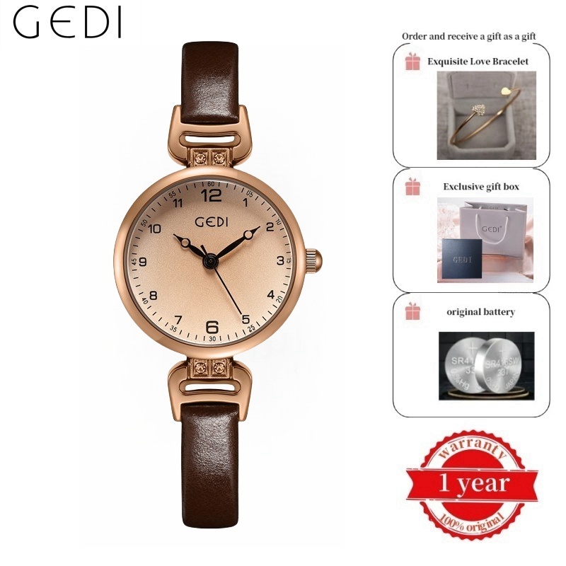 Đồng Hồ Đeo Tay Thời Trang Dành Cho Nữ GEDI 31018