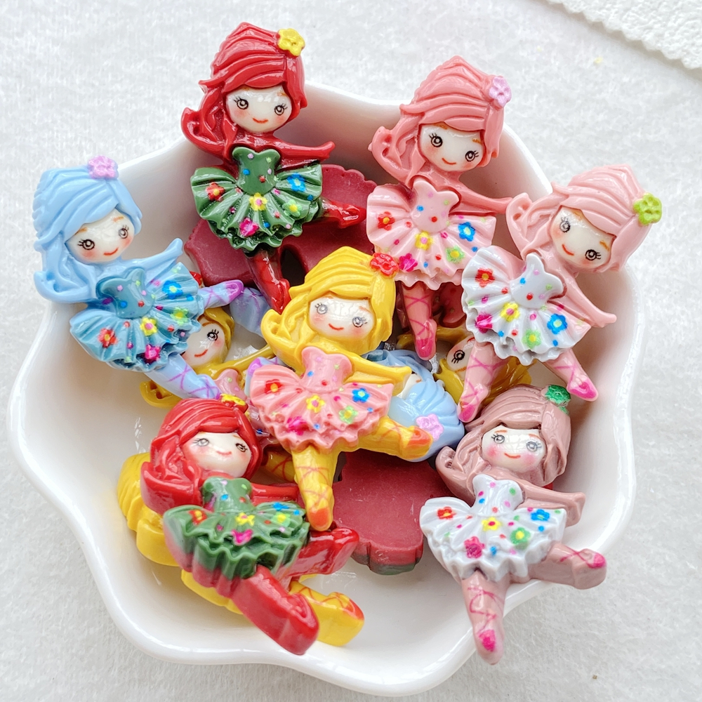 Trang Trí Nhà Bằng Sổ Lưu Niệm Nhựa Kawaii Hoạt Hình Ballet Cô Gái Nhiều Màu