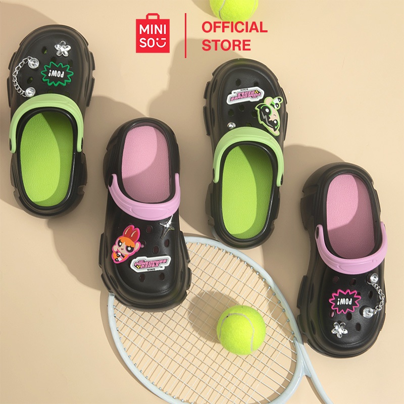 MINISO Official Powerpuff Girls Series Giày đế dày hợp thời trang