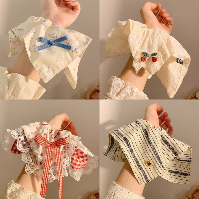 【Scrunchies 】Dây Buộc Tóc Vuông To Phồng Đẹp Thời Trang Hàn Quốc Cho Nữ - Phụ Kiện Tóc