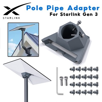 Dành Cho Starlink Gen 3 Gắn Chân Đế Bộ Cho 32-62MM Cực Ống Adapter Gắn Cho Starlink V3