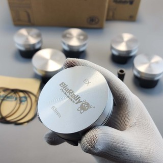 Xe máy rèn Piston Dia.57 / 57.3 / 58 / 58.5 / 62 / 63mm với DLC pin14mm cho Đua xe với đầu phẳng nén cao cao
