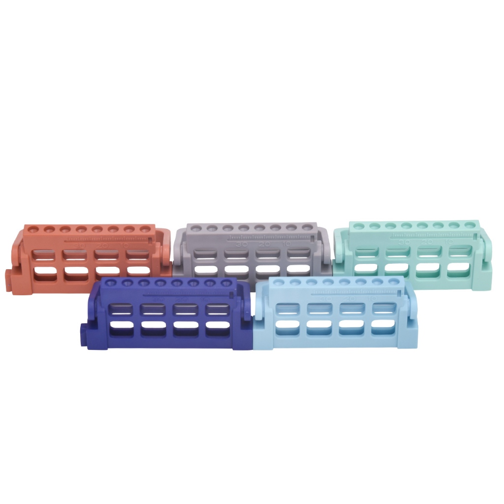 8 lỗ Endo File Holder Stander Root Canal Files Instrument