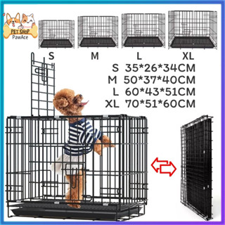 Giá Rẻ Lồng Chó Mèo Có Thể Tháo Rời Gấp Chó Mèo Lồng Di Động Chó Lồng Mèo Có Khay S / M / L / XL