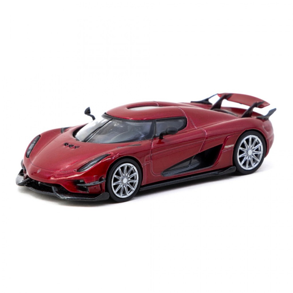 Tarmac Works T64G-TL017-RE 1 / 64 Koenigsegg Regera Kim Loại Đỏ Diecast Quy Mô Mô Xe Ô Tô