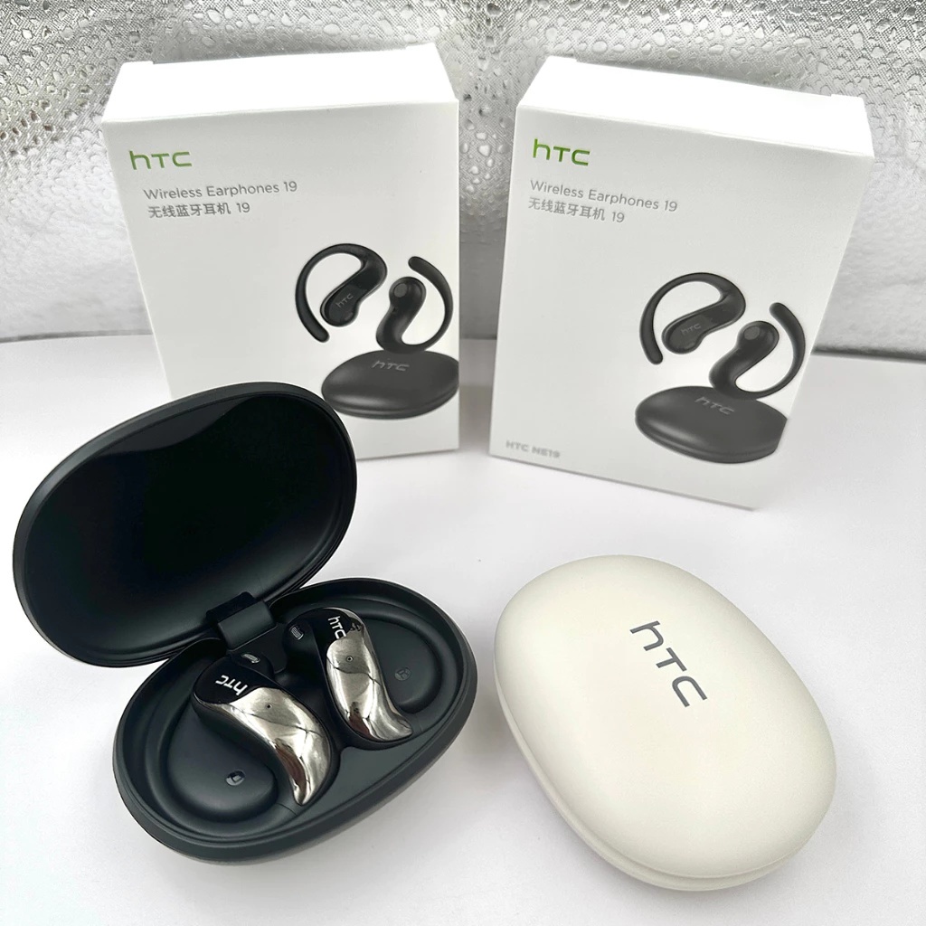 Chính Hãng HTC NE19 Bluetooth V6.0 AI Tai Nghe OWS Tai Kẹp Tai Nghe Thoải Mái Giảm Tiếng Ồn Tai Nghe