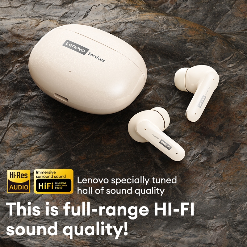 Tai nghe chơi game Lenovo LE202 Tai nghe Bluetooth Độ trễ thấp trong tai IPX4 Chất lượng âm thanh HIFI chống nước Bluetooth 5.3 | BigBuy360 - bigbuy360.vn