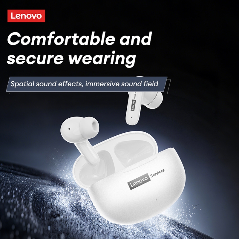Tai nghe chơi game Lenovo LE202 Tai nghe Bluetooth Độ trễ thấp trong tai IPX4 Chất lượng âm thanh HIFI chống nước Bluetooth 5.3 | BigBuy360 - bigbuy360.vn