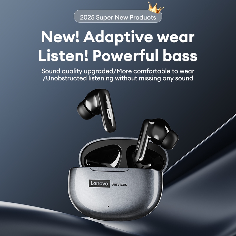 Tai nghe chơi game Lenovo LE202 Tai nghe Bluetooth Độ trễ thấp trong tai IPX4 Chất lượng âm thanh HIFI chống nước Bluetooth 5.3 | BigBuy360 - bigbuy360.vn