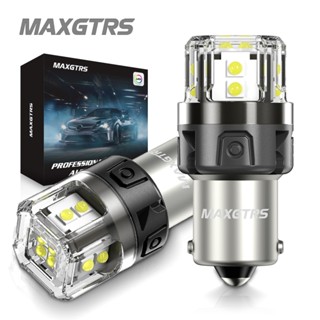 MAXGTRS 2x S25 1156 1157 P21W BA15S LED Canbus T20 7443 W21 / 5W 7440 W21W Đèn hậu ô tô Trắng Đỏ Vàng Phanh Đèn báo rẽ Đèn lùi DRL