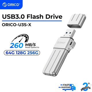  Ổ đĩa Flash ORICO USB 3.1 cho điện thoại máy tính xách tay Máy tính để bàn 32GB   64GB   128GB   256GB Max R: 260MB   s  U3S-X  