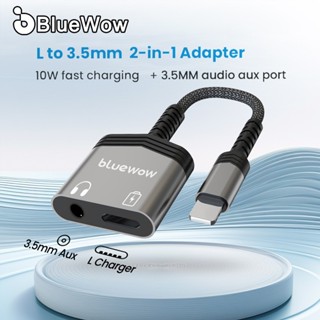  Bộ chuyển đổi chơi game IP BlueWow CY151 Sạc độ trễ thấp + Bộ chia âm thanh  3,5mm AUX + IP-L  