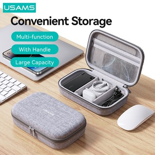  USAMS Túi Bảo Quản Lớn PortableTravel Tổ Chức Tiện Ích Túi Hai Lớp Đa Chức Năng Accessorie Túi Chống Thấm Nước 
